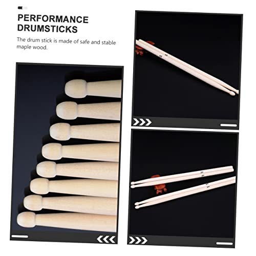 Baquetas Junior para batería de madera de arce 41 cm beige miniatura 6