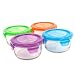 Wean Green Glass Food Storage Containers, Lunch Bowl 12 ounces, Garden Pack (4 pack)