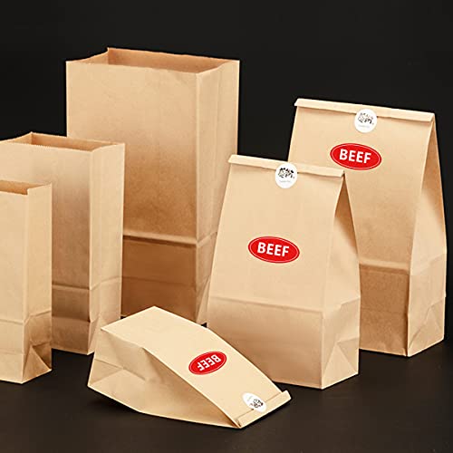 Beef Food Labeling Or Butchers,Food Storage Labels,Beef Chicken Pork Meat Sticker Bundle For Meat Markets, Supermarkets,1.75 X 1 Inch,500Pcs #TOP2