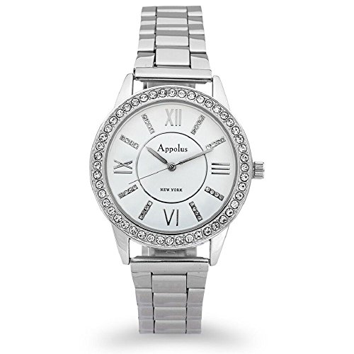 Watch Gift Set Silver Tone - Birthday Gifts For Women Mom Girlfriend Wife Anniversary Graduation - Perfect Gift (Silver1)