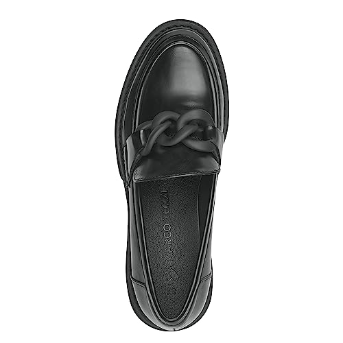 Image of MARCO TOZZI Women's Elegant Vegan Loafer with Heel