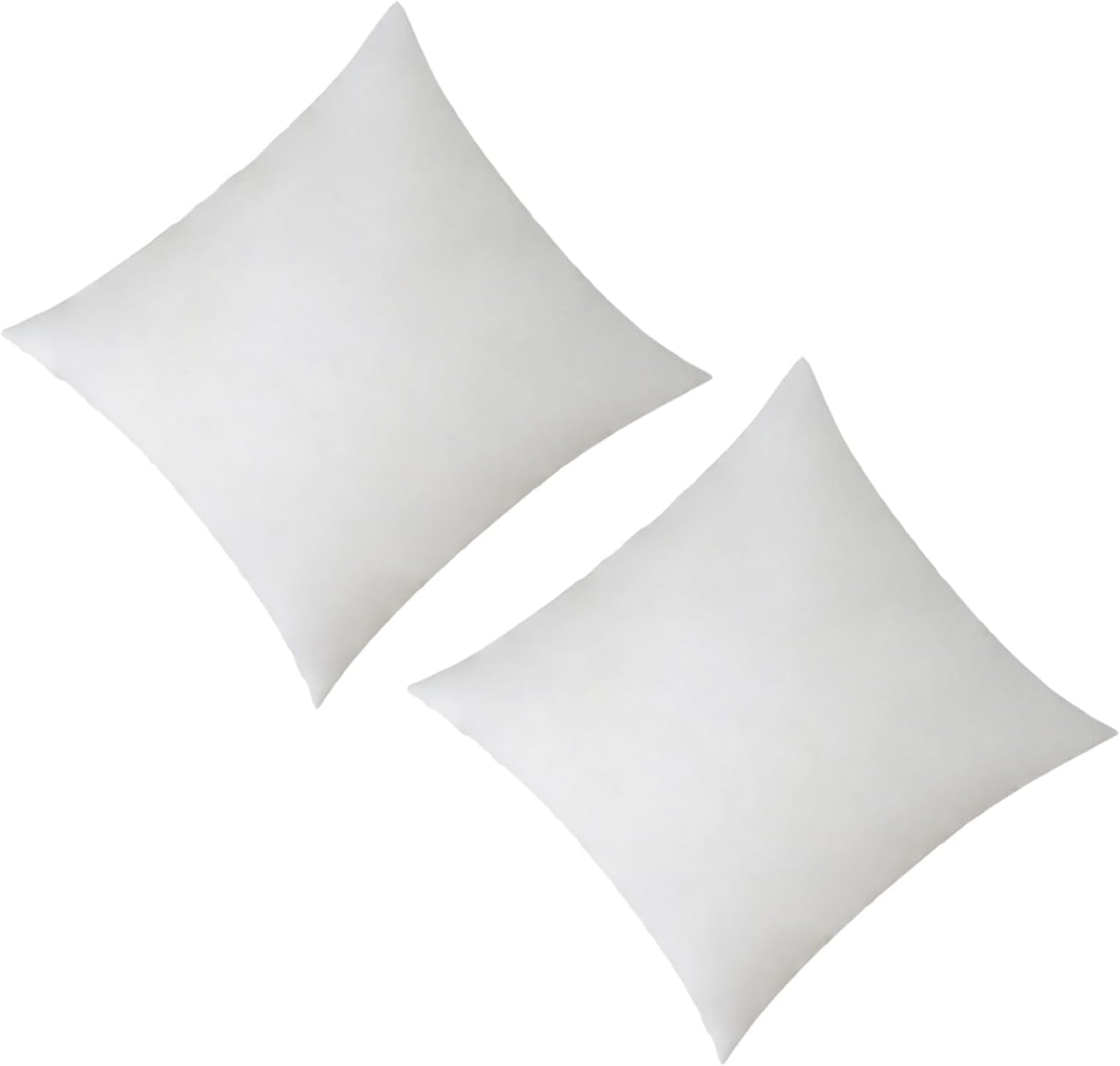 Uonlytech Pillow Inserts Cushion Insert 45x45cm Pp Cotton Fillers High Resilience Throw Pillow Inner for Sofa Bed Car 2pcs Home Decor