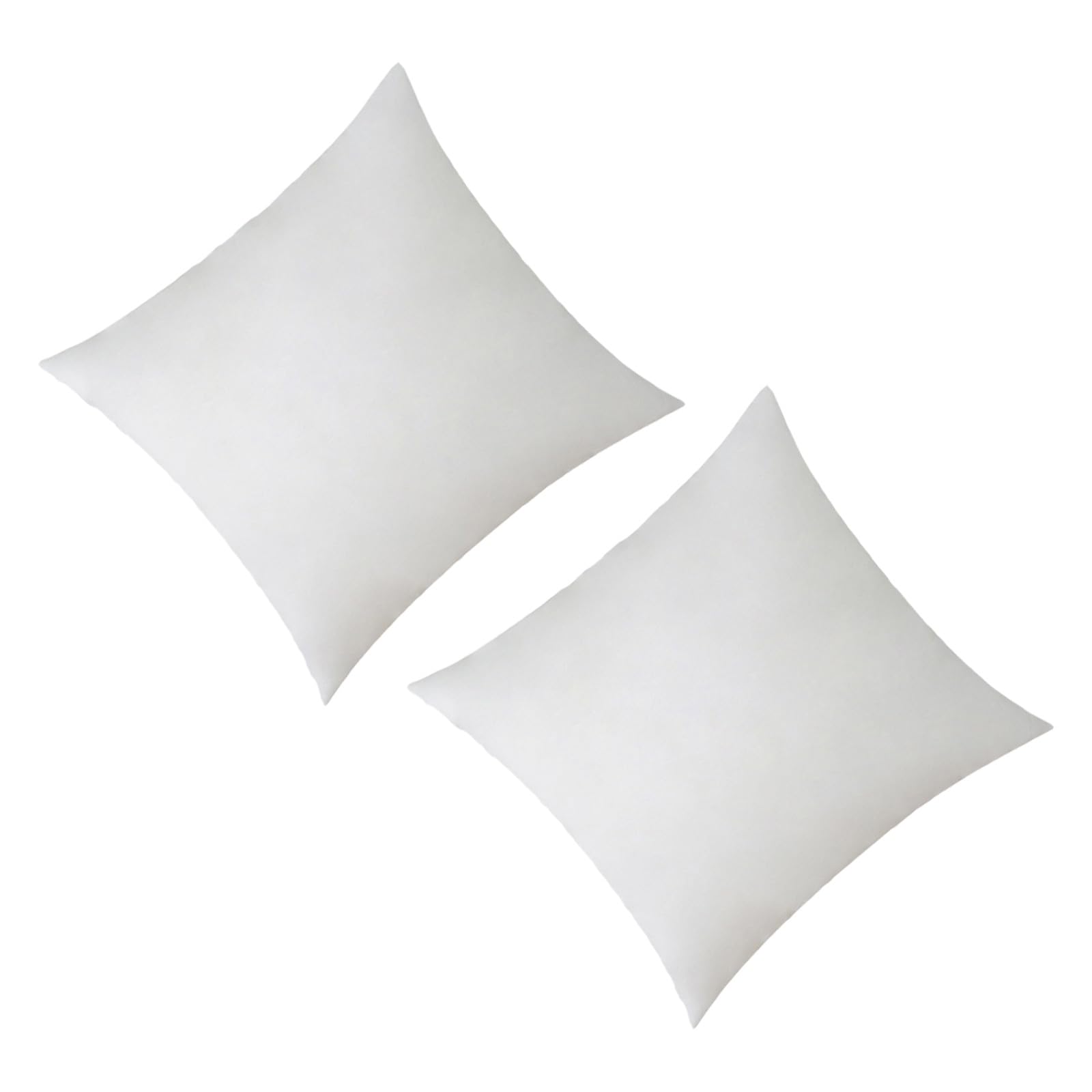 Inserti per Cuscini 2 Pezzi 45x45 Cm Imbottitura in Cotone Pp Soffice e Resistente Cuscino Interno Decorativo per Divano Casa Ufficio