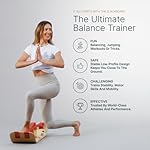 GIBBON SlackBoard - GiBoard Balance Board - Gift for Kids & Adults - 1 & 2 Line Options - Slackline Balance Trainer for Core Workouts, Standing Desk Exercise, Home Gym, Yoga & More - Image 2