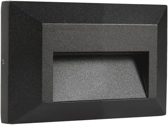 STA03 4W Low Voltage Cast Aluminum Rectangular Surface Mount LED Stair Step or Deck Light