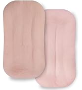 Ultra Soft Organic Muslin Baby Lounger Cover, Removable Loungers Slipcover Fit Newborn Baby Boys ...