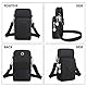 Handytasche Zum Umhängen Damen 2 Pcs Mit Kopfhörer Eingang Handytasche Mit Geldbörse Zum Umhängen Handy Tasche Damen Handytasche Mädchen Schwarz Smartphone Tasche Zum Umhängen Mit Schwarzes Kartenetui