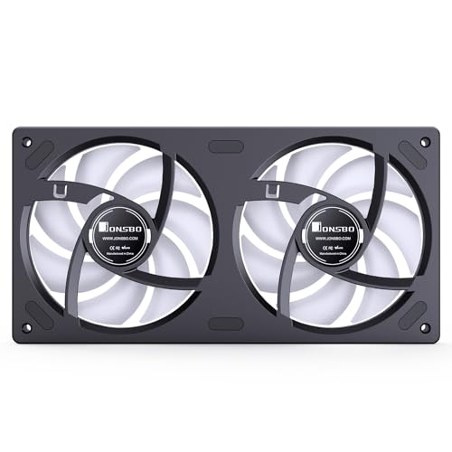 Ventilador para PC con doble flujo ARGB de 120mm y estructura integrada antiruido 7