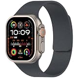 TALENANA for Apple Watch バンド シリコン マグネット49mm/46mm/45mm/44mm アップルウォッチ ベルト Series Ultra3/Ultra2/Ultra/11/10/9/8/7/6/SE/SE2/SE3/5/4 スポーツ おしゃれ メンズ レディース 防水（49mm/46mm/45mm/44mm，グレー)