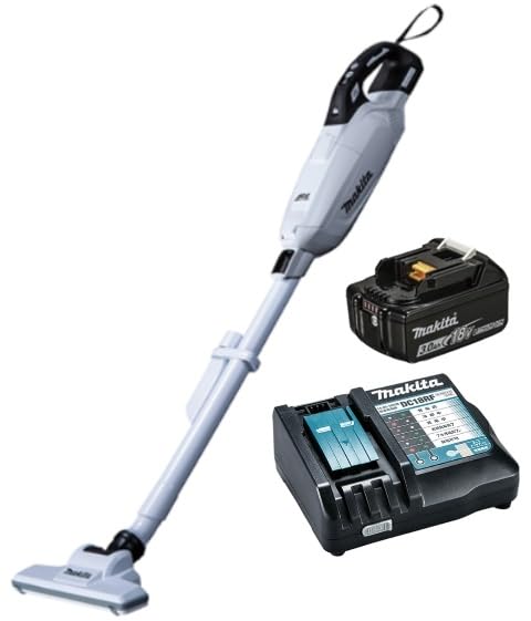 充電式クリーナCL285FDRFW 詳細 CL285FDZW(白)+バッテリBL1830B+充電器DC18RF付 18V対応 カナジンオリジナルセット品