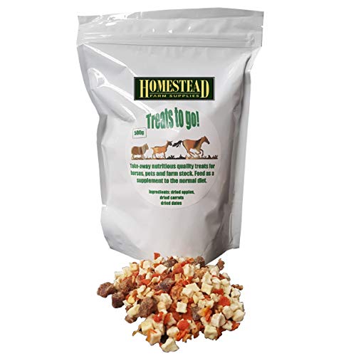 Treats To Go! Dried Fruit Treats 500g - for horses goats alpacas