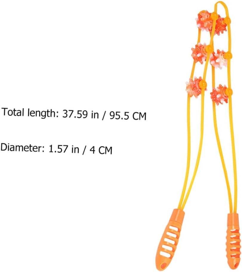 CHILDWEET 2pcs Back Massager Roller Stick Muscle Massage Tool Manual Body and Neck Relief for Home and Travel