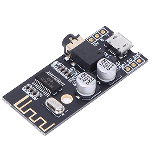 Tihebeyan Placa Receptora de Audio Inalámbrica MH-M28 para Decodificación de Música sin pérdidas: Perfecta para Proyectos de Audio de bricolaje. (Versión con conector para auriculares M28)