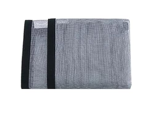 1 szt. Szerokość 60-90 cm strona główna sypialnia kuchnia otwierane z boku podwójny zamek moskitiera zasłony aksamitnym brzegiem nieporowate samoprzylepne(Grey-width 60cm,Height115cm)
