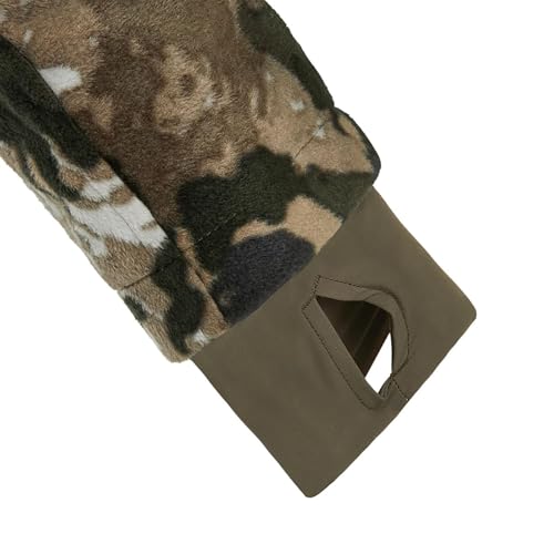 Pnuma Outdoors Vintis Jacket, Caza Camo, Primaloft Insulation, Microfleece Outer, Hex-Fleece Lining, YKK Zippers (VT-JK-OV)4