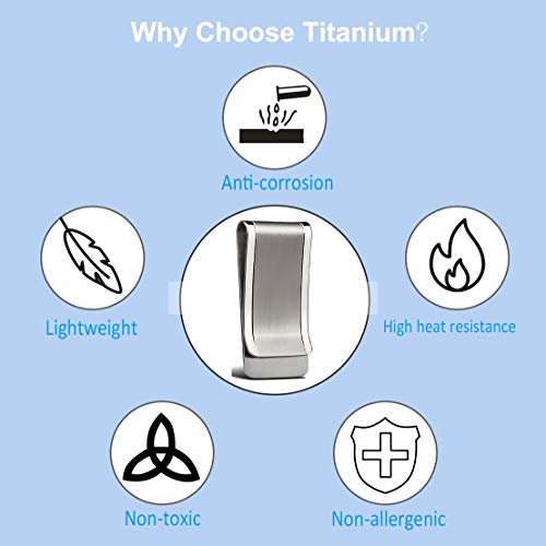 Nubarko TMC Solid Titanium Money Clip Wallet Credit Card Holder thumb #4