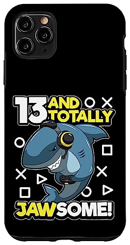 13�΂̒a�����Q�[�}�[�V���[�N�p���uThirteen & Totally Jawsome�v �X�}�z�P�[�X iPhone 11 Pro Max �p