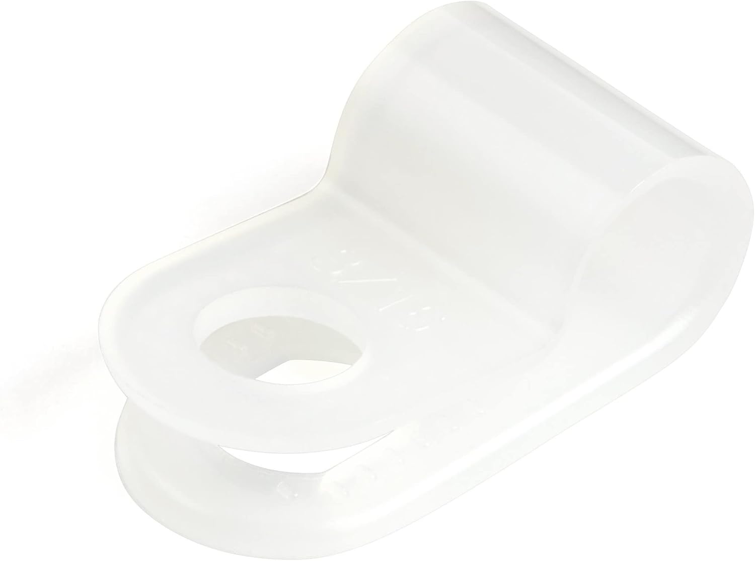StarTech.com 100 Pack Screw Mount Cable Clamps - Small 5mm Bundle Cable Fastener/Holder - R-Type Single Reusable Nylon Clip - Screw Down Ethernet Cord Management Clamp - UL/94V-2 Rated TAA (CBMSDCC1)