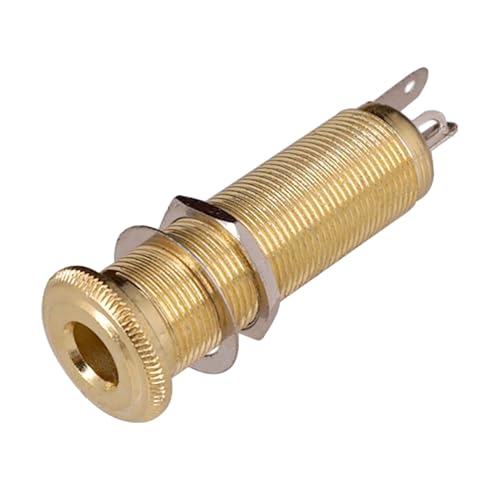 QIEIEI 6.35Mm Stereo Barrels Socket with 4Pin Guitar Bass 1/4