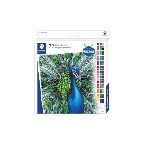 Staedtler Dreieckige Buntstifte, verschiedene Farben, 72 Stück