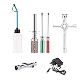 Eine gute Nitro Starter für Ihre Verbrenner 1/8 1/10 und 1/16 Maßstab On-Road 0ff-Straßen-Buggy Truck Monster Bigfoot RC Car und repiaring Werkzeuge, in dem eine gute Wahl für Ihre Ersatz-Reifen und andere Teile Upgrade sein