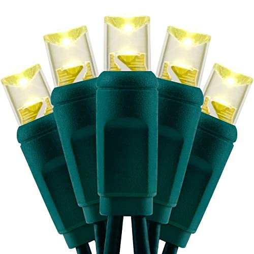 YULETIME Warm White 5MM LED Christmas Lights, 33 ft 100 Count 4