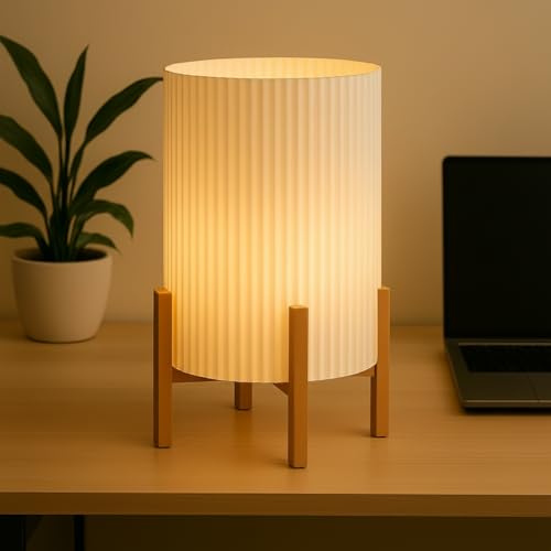 Aura Lamp – Aesthetic Pleated Table Lamp for Cozy Ambient