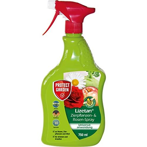 PROTECT GARDEN Lizetan AF Zierpflanzen-und Rosen-Spray (ehem. Bayer Garten), gegen Schädlinge an Rosen, Zierpflanzen, Obst und Gemüse (Blattläuse, Spinnmilben, Schildläuse, uvm.), 750 ml