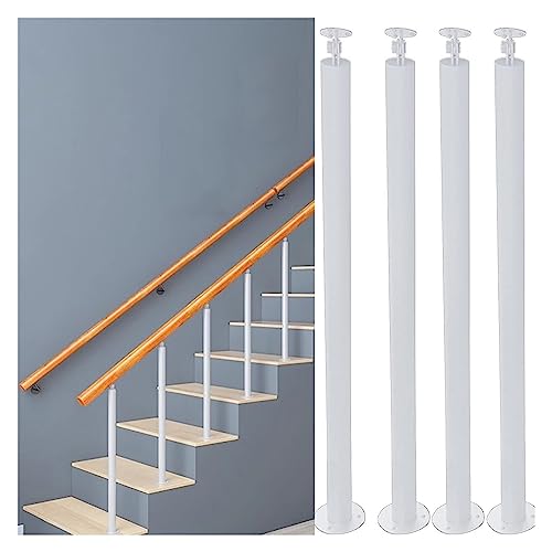 Rambarde d'escalier blanche idéale pour sécuriser la terrasse extérieure - 2