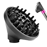 MengTiger Upgraded Diffuser Nozzle for Dyson Curling Iron Converting for Dyson Airwrap Styler To Hair Dryer Diffuser Nozzle Attachment