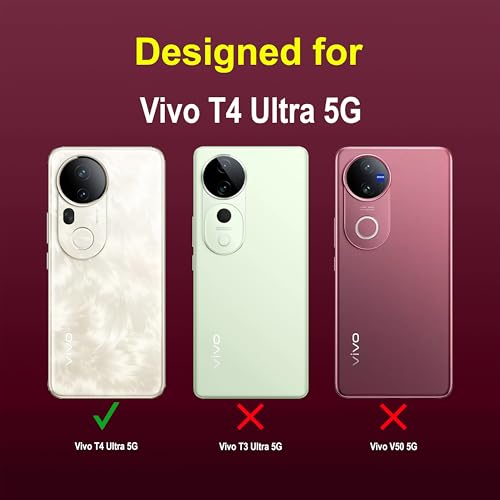 Image of Zapcase Back Case Cover for Vivo T4 Ultra 5G | Compatible for Vivo T4 Ultra 5G Back Cover | Liquid Silicon Magic Case with Camera Protection | Plum