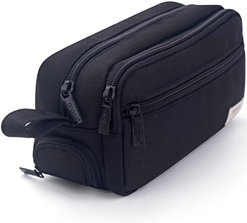 HVOMO Large Pencil Case High Capacity Holder Box Storage bag Desk Organizer Marker Pouch Pen For Middle School Office College Adult Girl and Boy(Black)