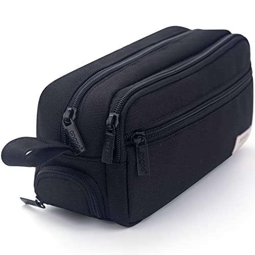 Image of HVOMO Large Pencil Case High Capacity Holder Box Storage bag Desk Organizer Marker Pouch Pen For Middle School Office College Adult Girl and Boy(Black)