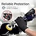 Schneider Nitrile Exam Gloves, Black, Large, Box of 50, 5 Mil Thick Disposable Gloves, Latex Free, Powder Free, Food Safe, Non Rubber for Medical, Cleaning & Cooking, Barbecue, Food Prep