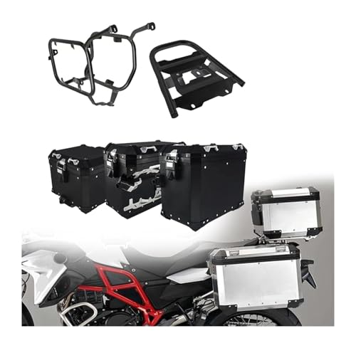�I�[�g�o�C�㕔�ו����b�N �p F700GS F 700 GS 2009-2017 �g�b�v�P�[�X�p�j�A�T�h���o�b�O�u���P�b�g�g�����N�{�b�N�X�I�[�g�o�C�A���~�{�b�N�X�ו����b�N ���A���Q�b�W(3 Case Bk Rack Bk)