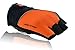 BTR BORN TO RACE Cycling Gloves Gel Padded Half Finger Gloves Silicon Printing Breathable Light Weight Bicycle Workout Biking Fingerless Gloves (Orange/Black, XXL)