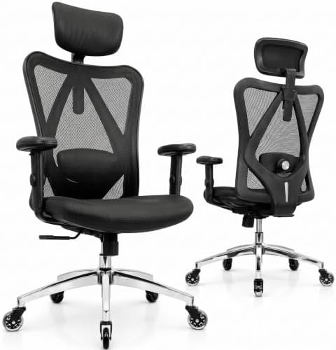 Duramont Ergonomic Office Chair | Adjustable Desk Chair with Lumb...