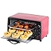 12L Mini Piekarnik, Wielofunkcyjny Blat Konwekcyjny Toster Blat Piekarnika Turbo Rotisserie Elektryczny (Czerwony) (Czerwony) Estetyczny I Praktyczny