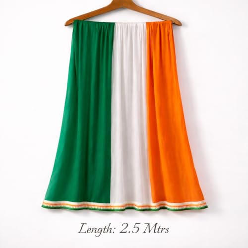 Image of Party Boomers Tricolor Poly Cotton Dupatta