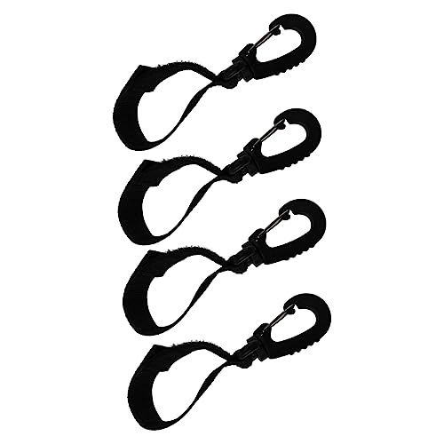 HANABASS 4pcs Stroller Hooks Rotatable Hanger Bag Hooks for Shopping Lightweight and Portable for Strollers Bikes and Wheelchairs Strong Bearing Capacity Practical Present for Parents