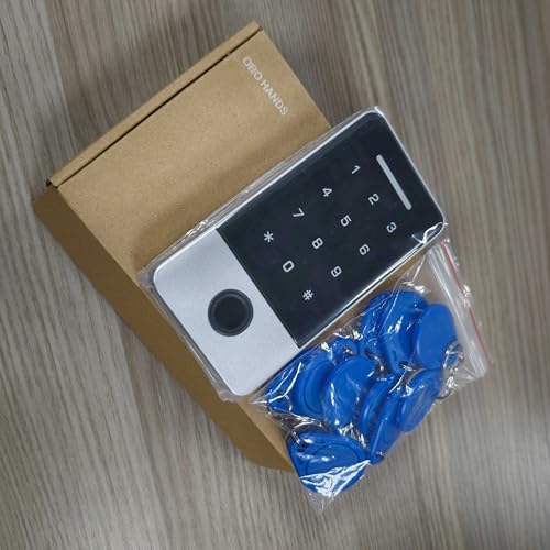 OBO HANDS Wireless Bluetooth TTLock APP Access Control System, Fingerprint Password IC Card Metal Stand-Alone Door Entry Keypad , with Backlight