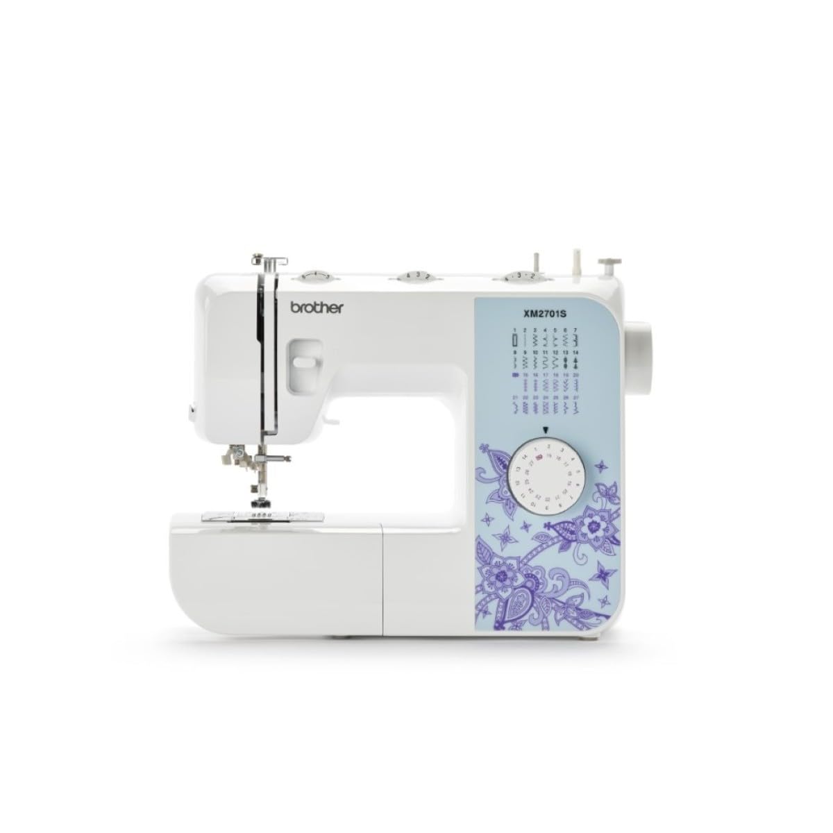 Brother XM2701S (Exclusive Edition) Macchina da cucire, 27 Funzioni Cucito, Cucitrice Facile per Principianti, Infila Ago Automatico, Tavolo e Borsa Inclusi