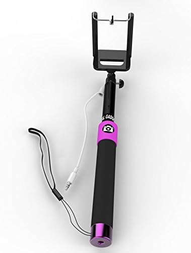 Ideal Gadget Selfie Stick with in-built shutter for iPhone 5 and 6 also ideal for Android Phone and Go Pro Cameras