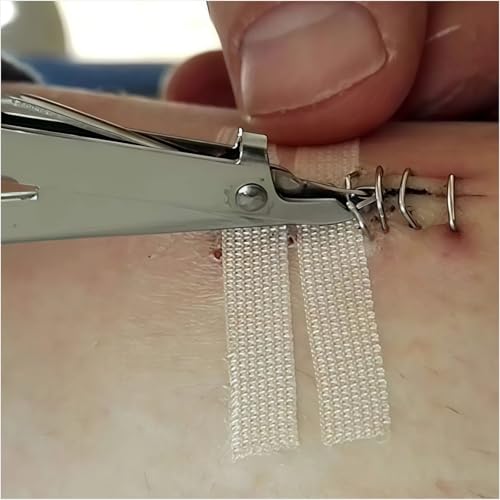 Hautklammerentferner, Werkzeug zum Entfernen von Hautklammern, chirurgischer Edelstahl, für Tierärztliche und Wundversorgung (10)