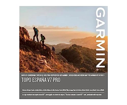 Garmin Topo Spain V7 Pro Micro Sd/sd Card One Size