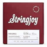 Stringjoy NB1256 Phosphor Bronze Acoustic Guitar...