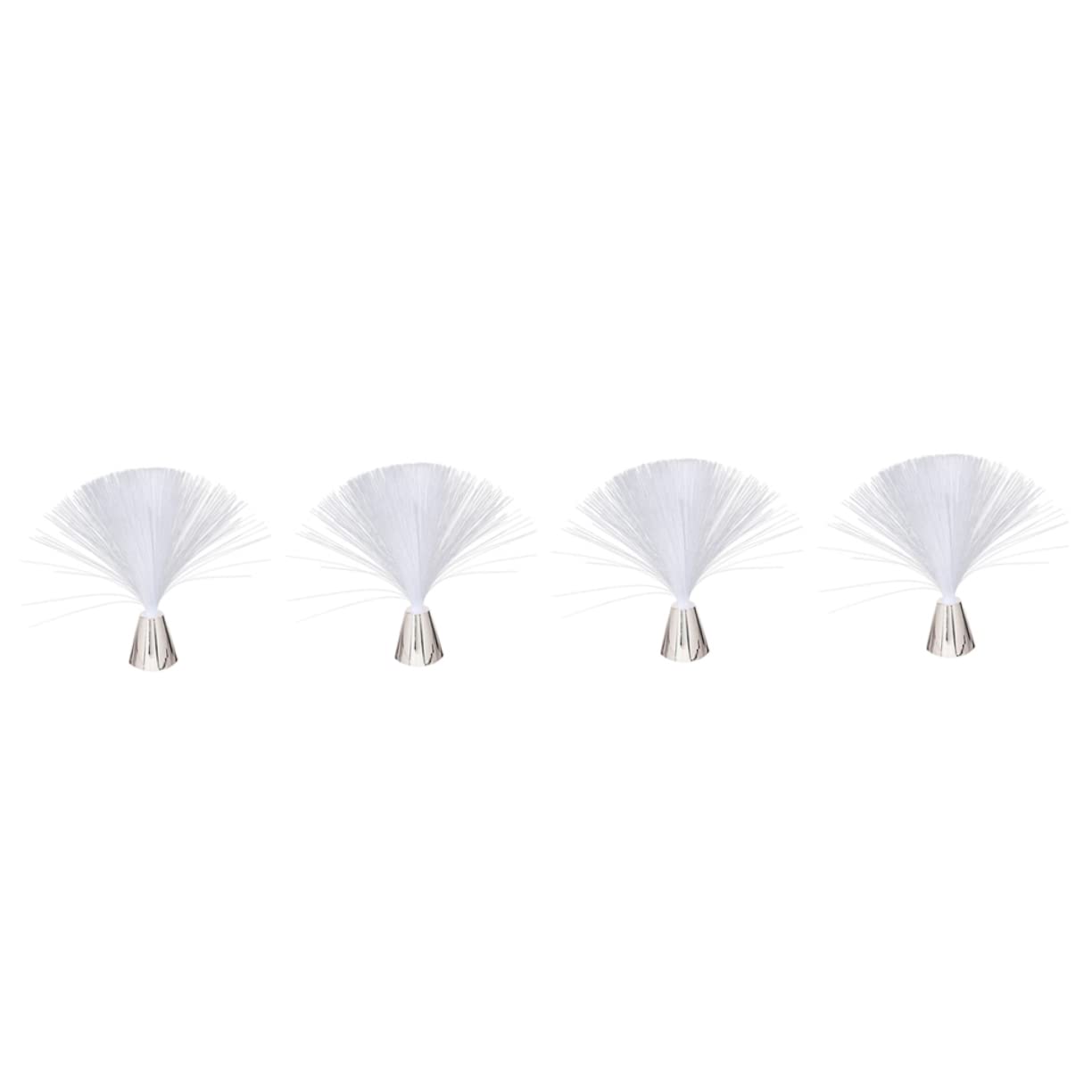 NUOBESTY 4Pcs Colorful Fiber Optic Lamp LED Decorative Lights for Parties Bars and Events Battery Operated Not Included for Indoor Outdoor Use