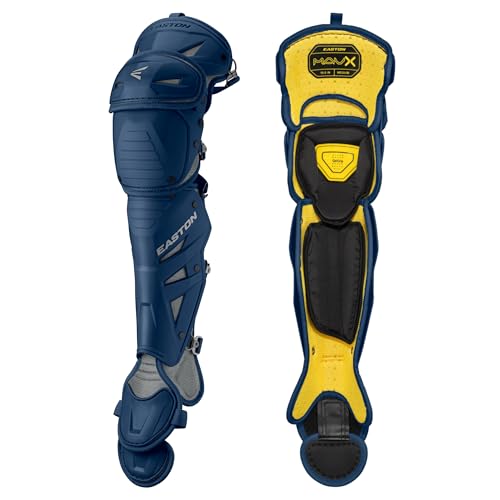 Easton | MAV X Catcher’s Leg Guards | Medium | Navy
