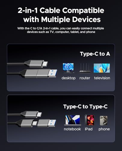 ORICO Hard Drive Docking Station 10Gbps for NVMe SSD & SATA 3.5 HDD with Bidirectional Cloning Type-C Hybrid Docking Station with Independent Aluminum Heat Sink - image 6