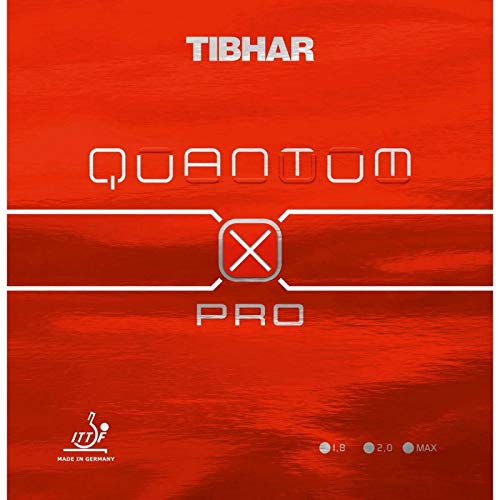 Revêtement De Raquette Tibhar Vari Spin 1.5mm Rouge - Pour Jeu Offensif Contrôlé